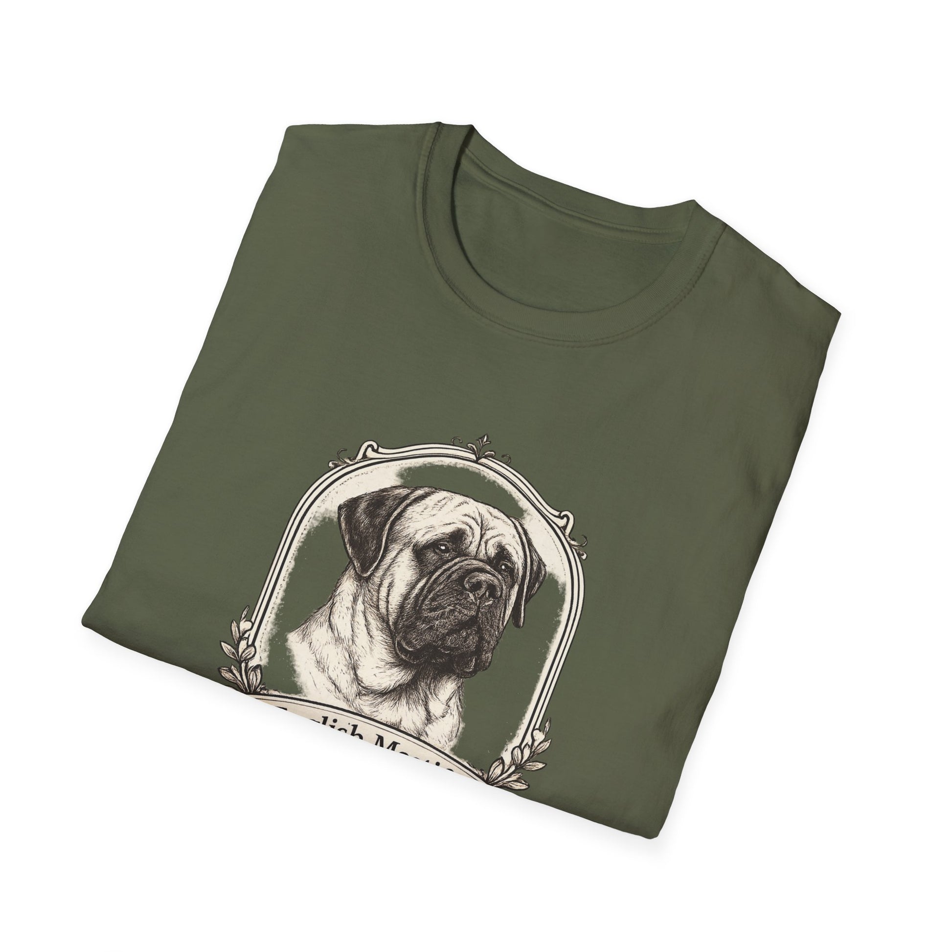 Anglický mastif BW — tričko v barvě Sport Grey