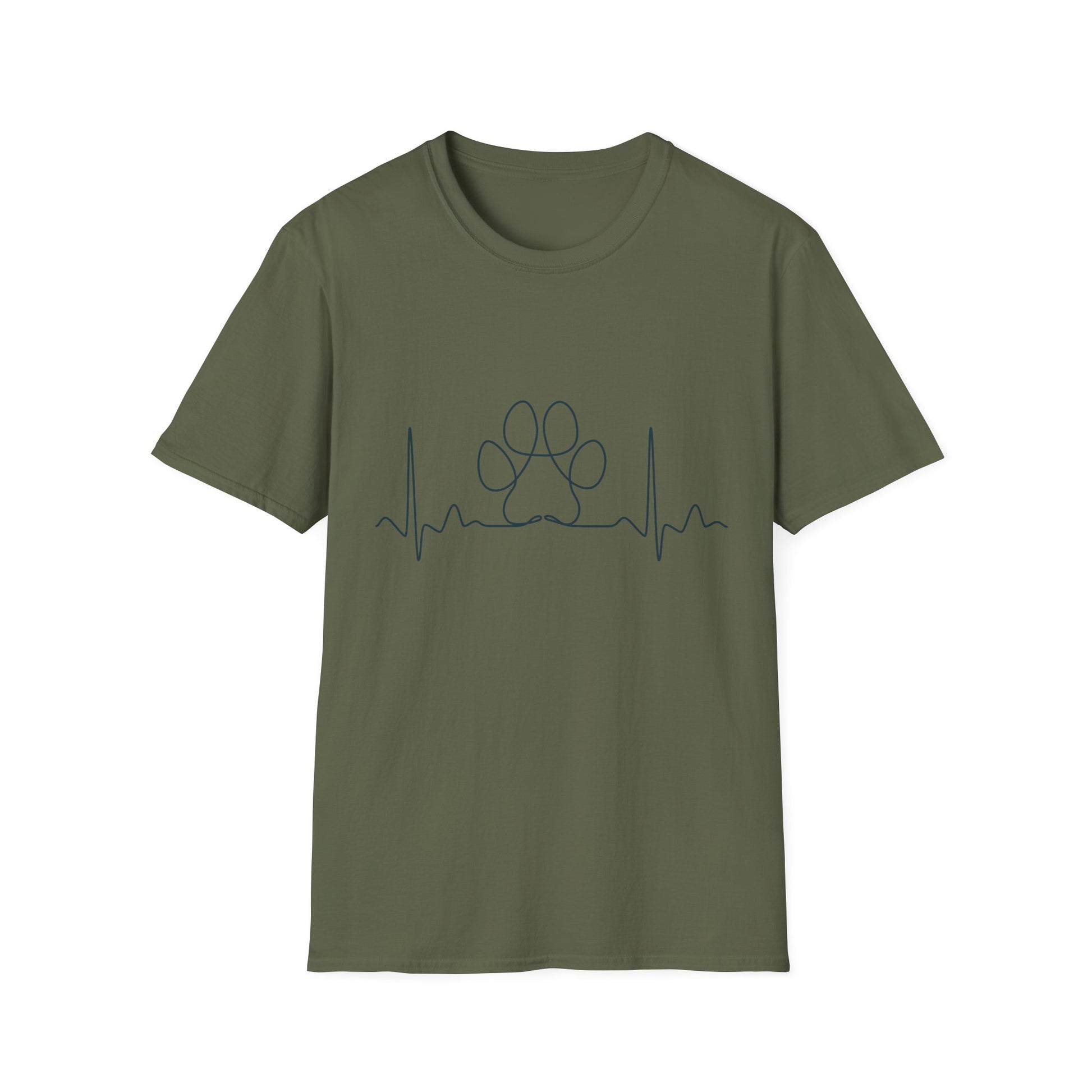Tepovka packa — tričko v barvě Military Green