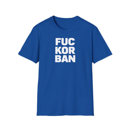 Unisex tričko FUCK ORBAN — tričko v barvě Military Green