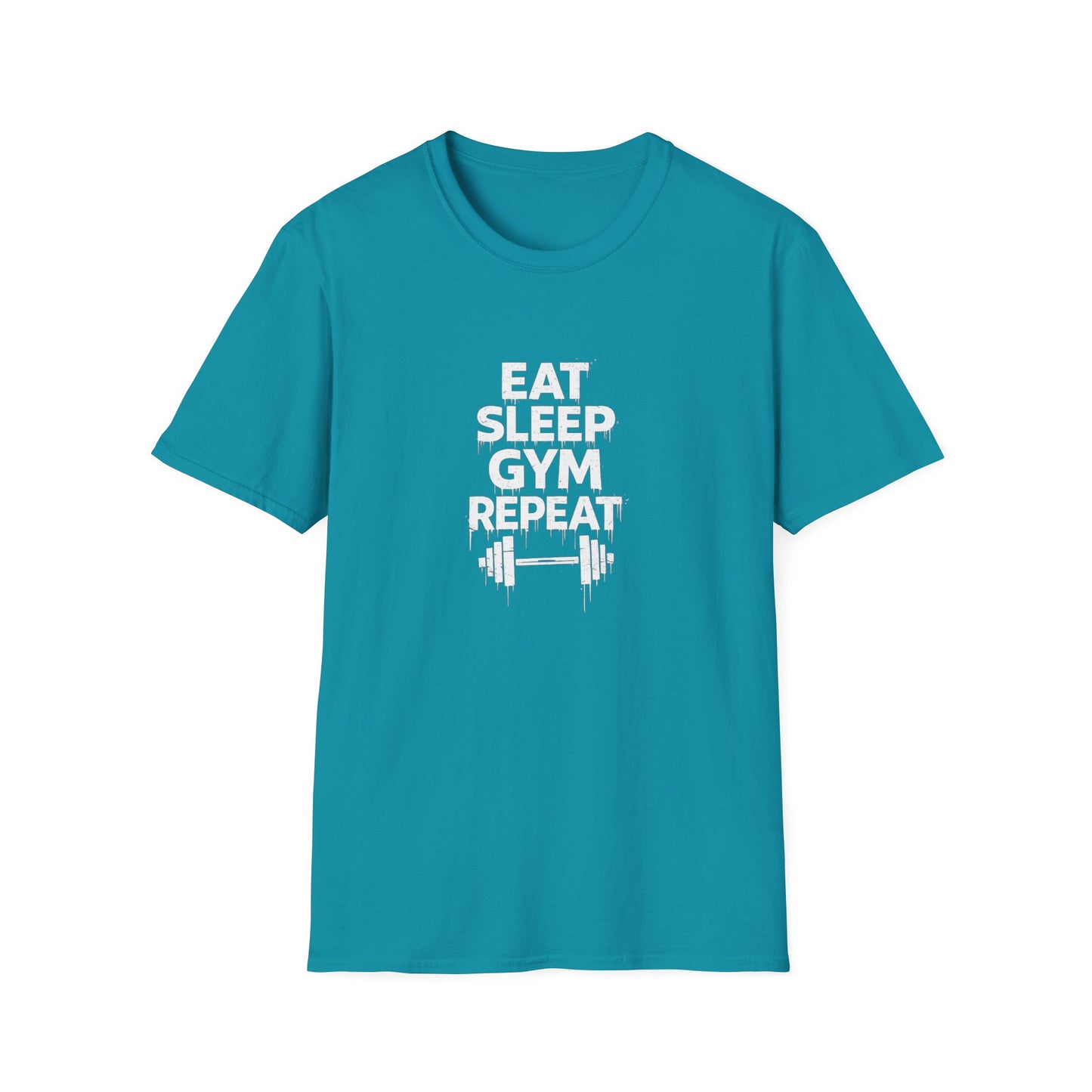 Eat sleep gym — tričko v barvě Military Green