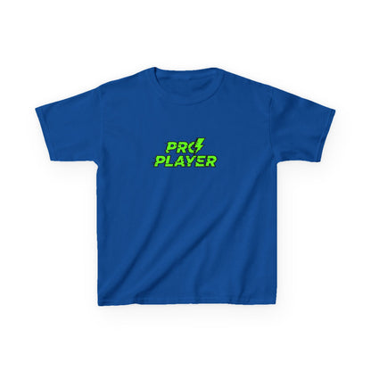 Modré dětské tričko s digitálním nápisem PRO PLAYER