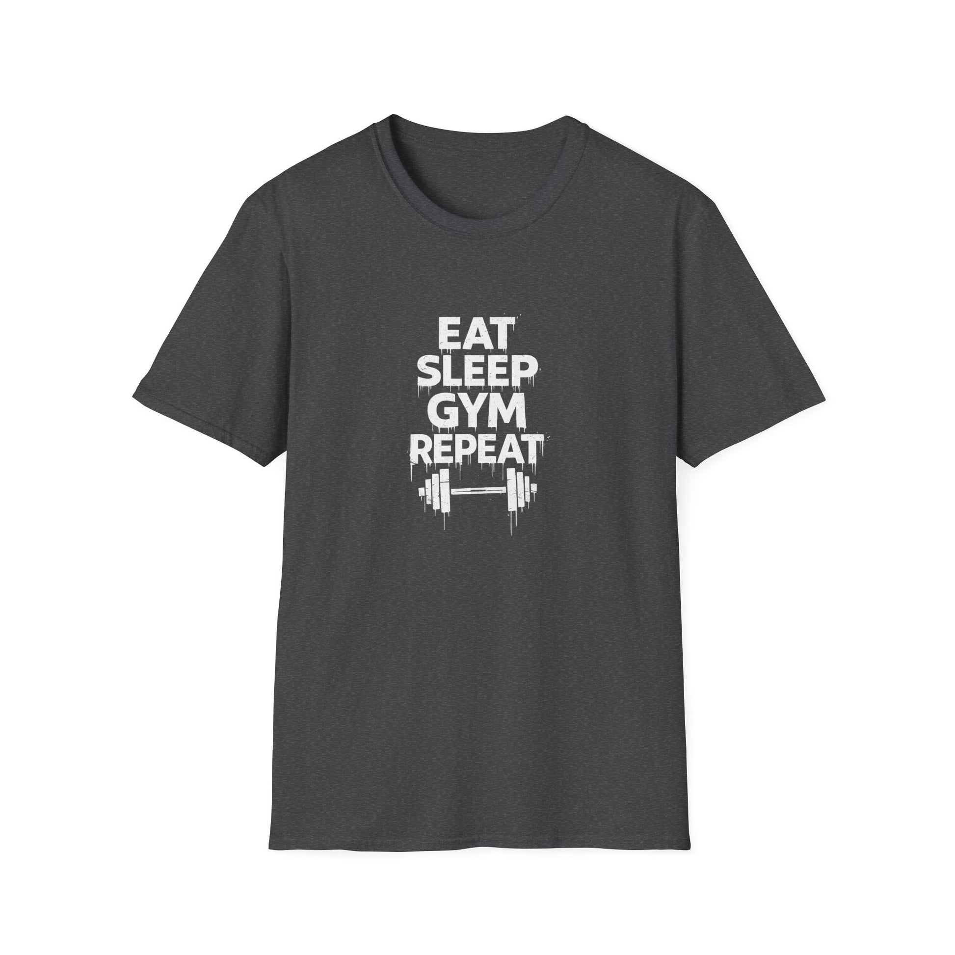 Eat sleep gym — tričko v barvě Black