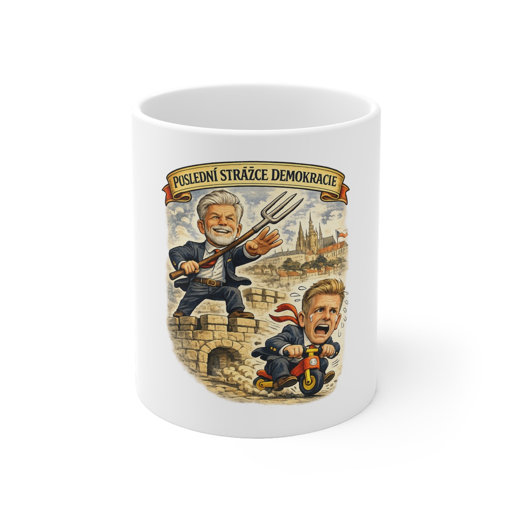 Poslední strážce demokracie hrnek — hrnek v barvě 0.33l