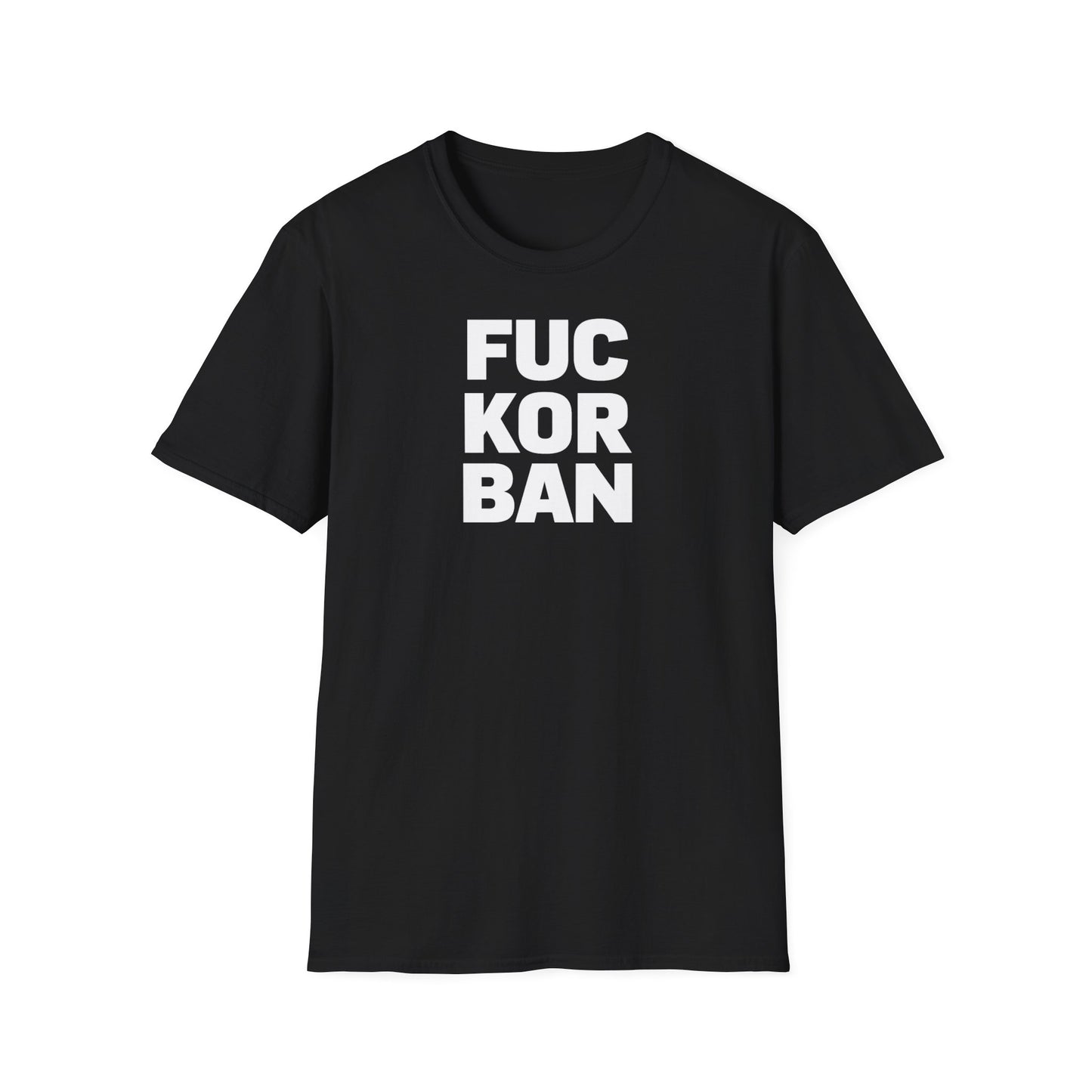 Unisex tričko FUCK ORBAN — tričko v barvě White
