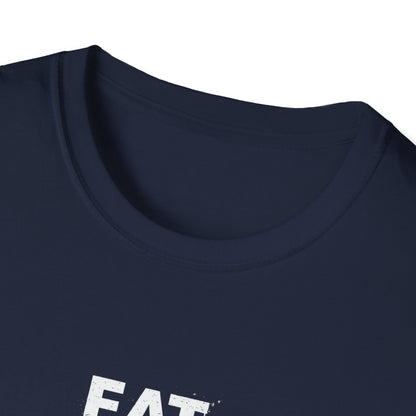 Eat sleep gym — tričko v barvě Dark Heather