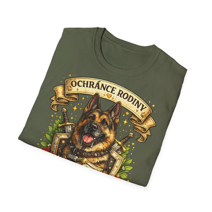 Německý ovčák, ochránce rodiny — tričko v barvě Daisy