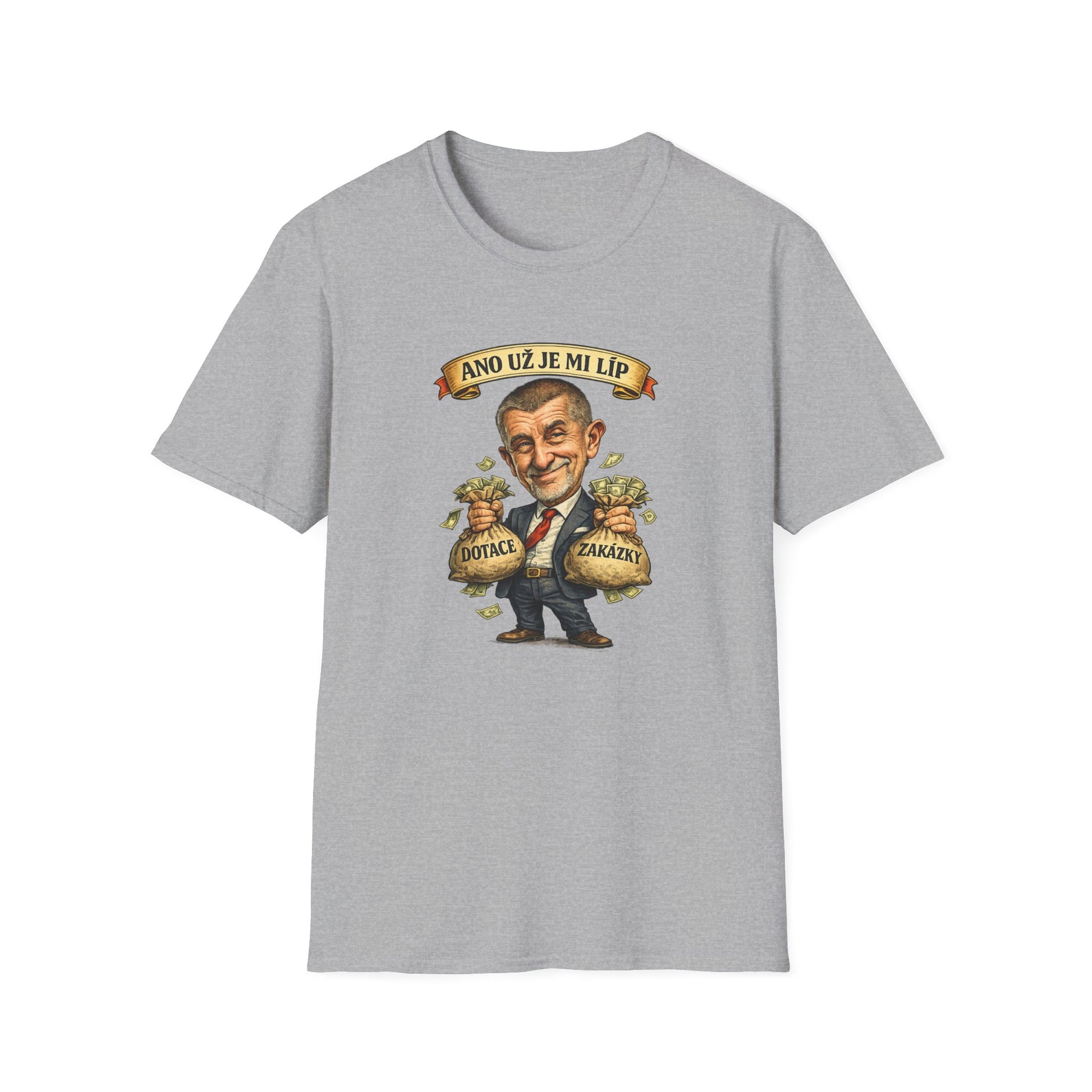 Už je mi líp — tričko v barvě Sport Grey