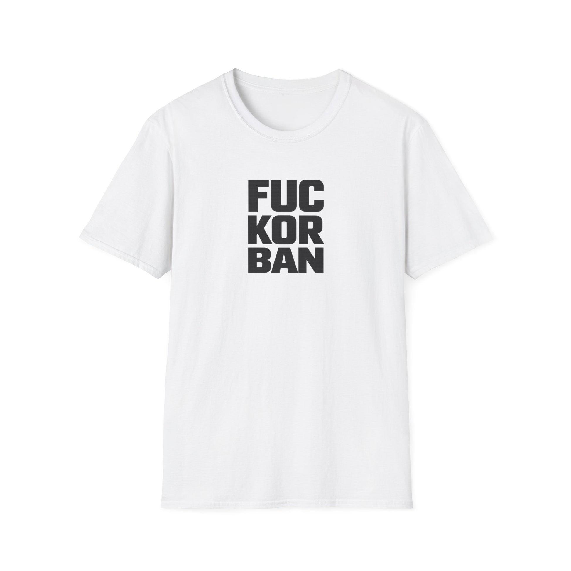 Unisex tričko FUCK ORBAN — tričko v barvě Dark Heather