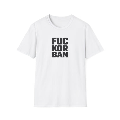 Unisex tričko FUCK ORBAN — tričko v barvě Dark Heather