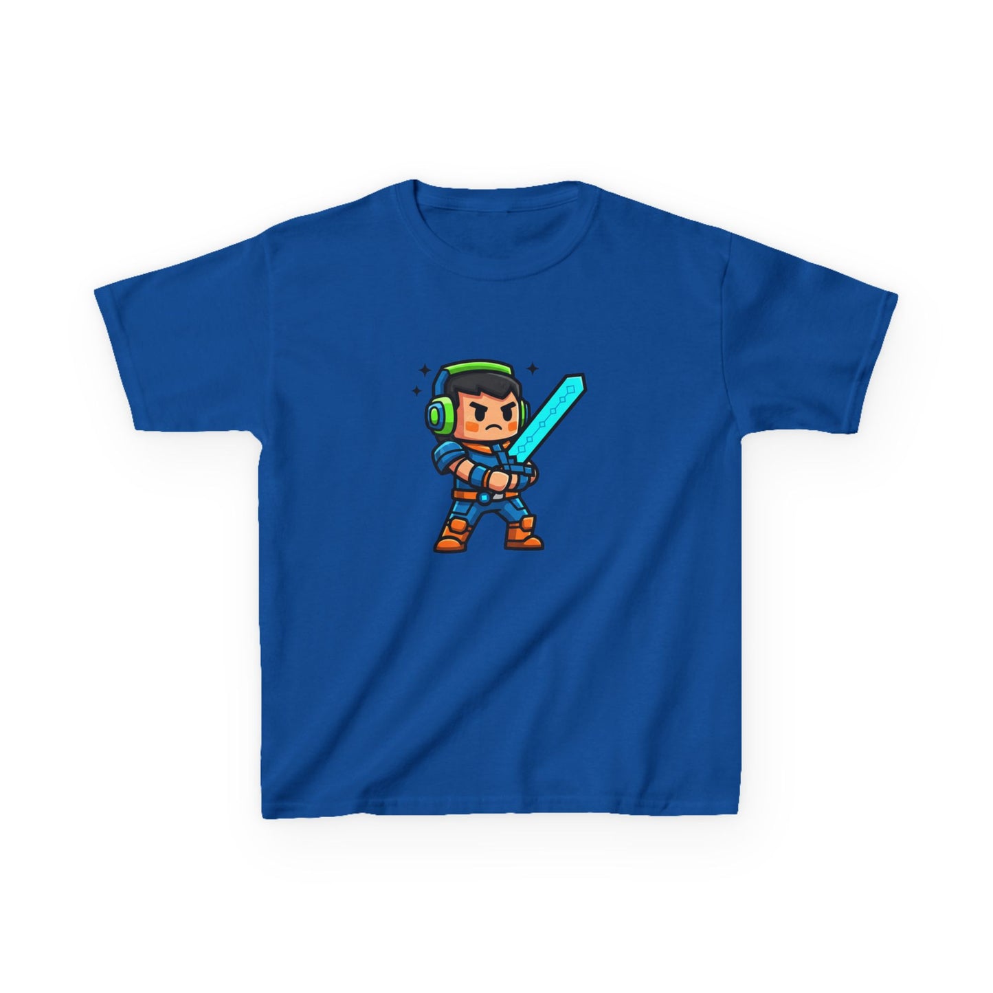 Minecraft fighter — dětské tričko v barvě S