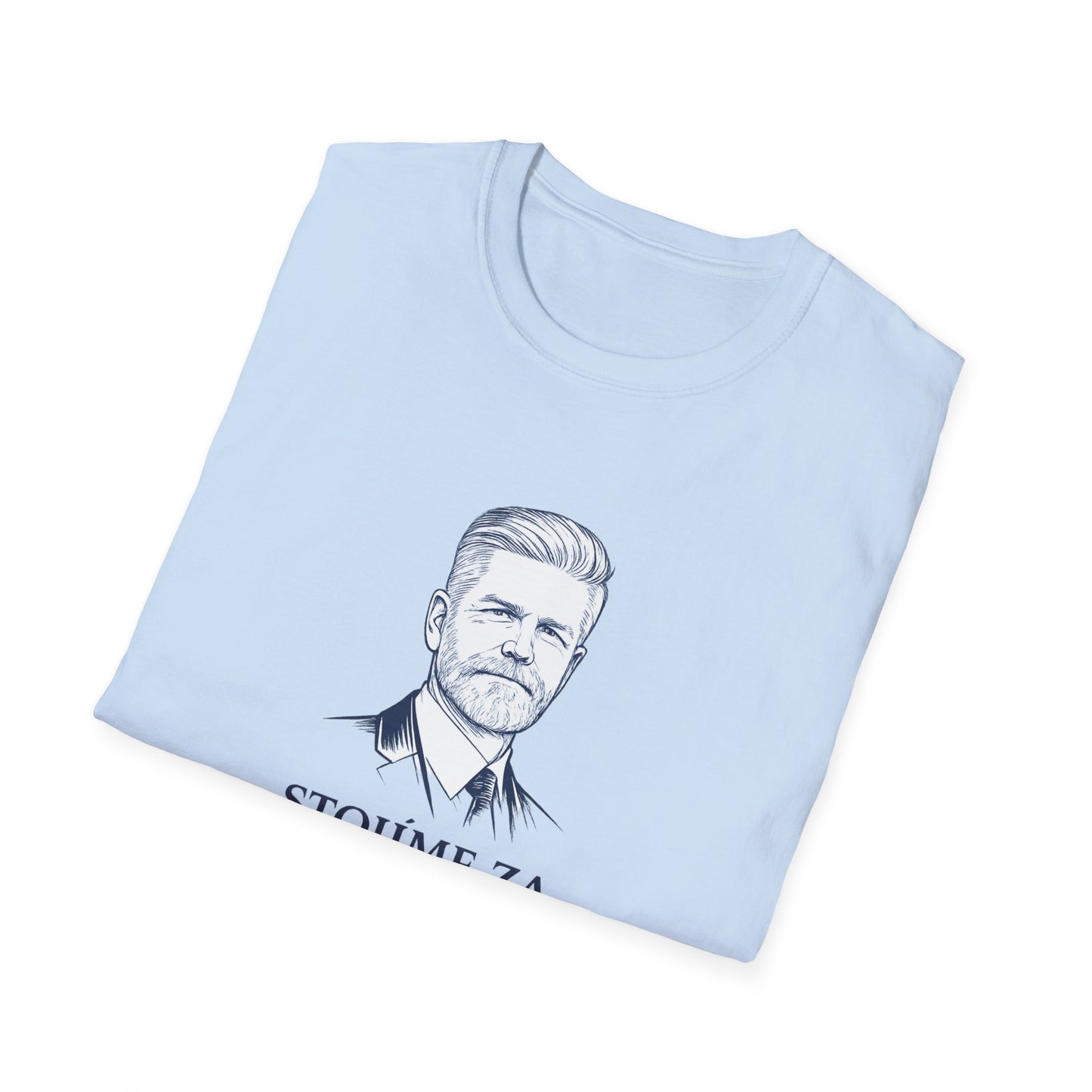 Stojíme za prezidentem — tričko v barvě Light Blue