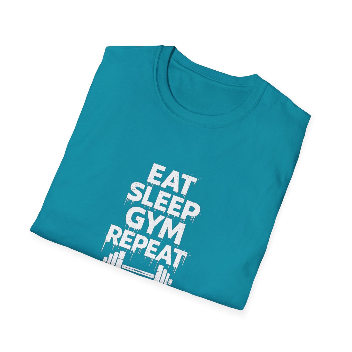 Eat sleep gym — tričko v barvě Navy