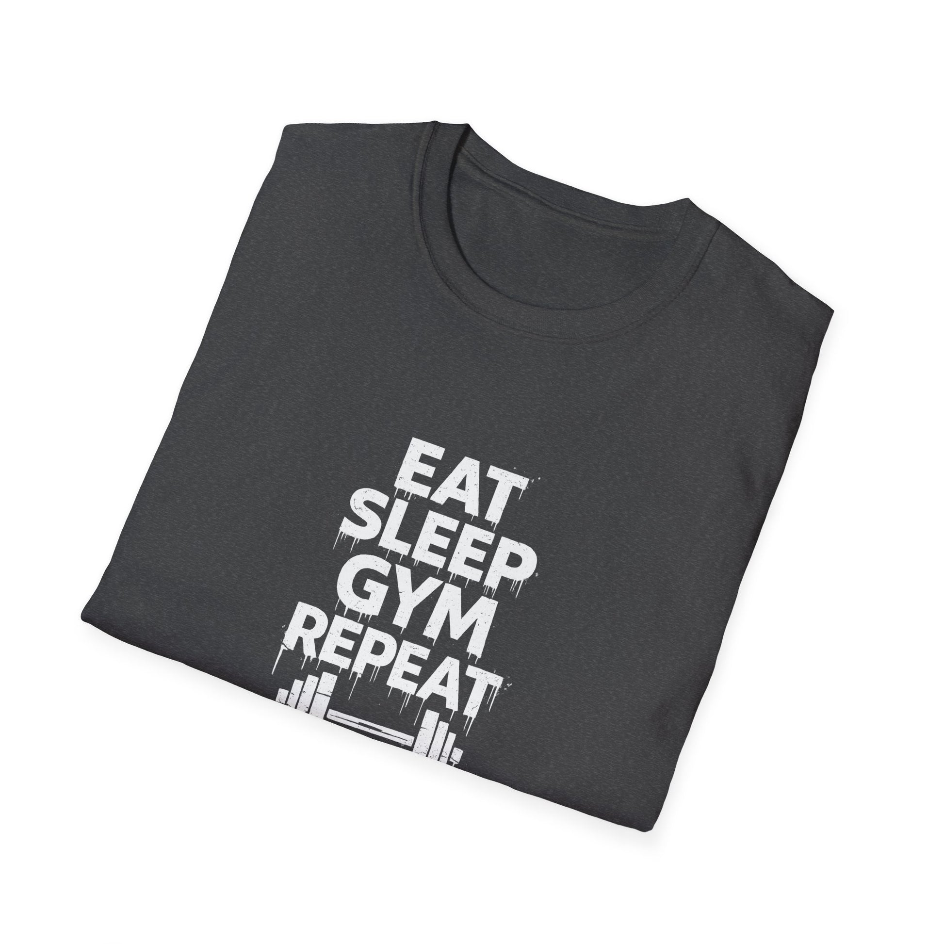 Eat sleep gym — tričko v barvě Military Green