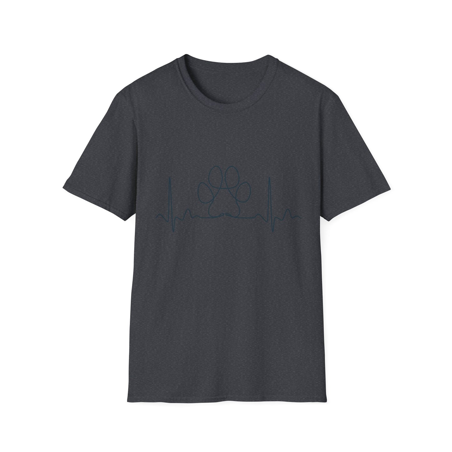 Tepovka packa — tričko v barvě Dark Heather Grey