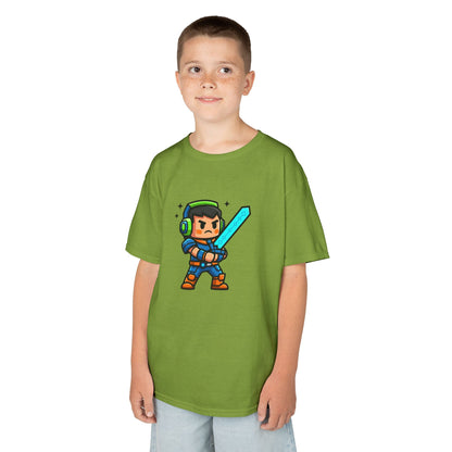 Minecraft fighter — dětské tričko v barvě S