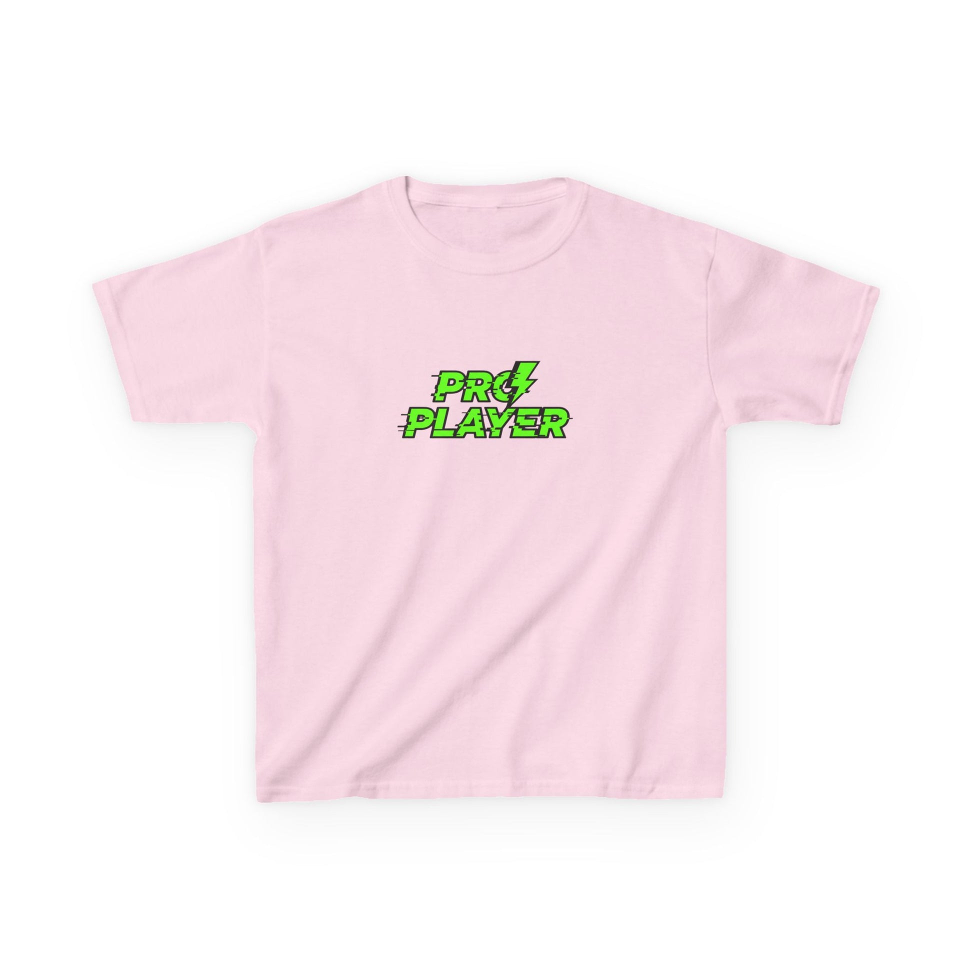 Světle růžové tričko s potiskem PRO PLAYER