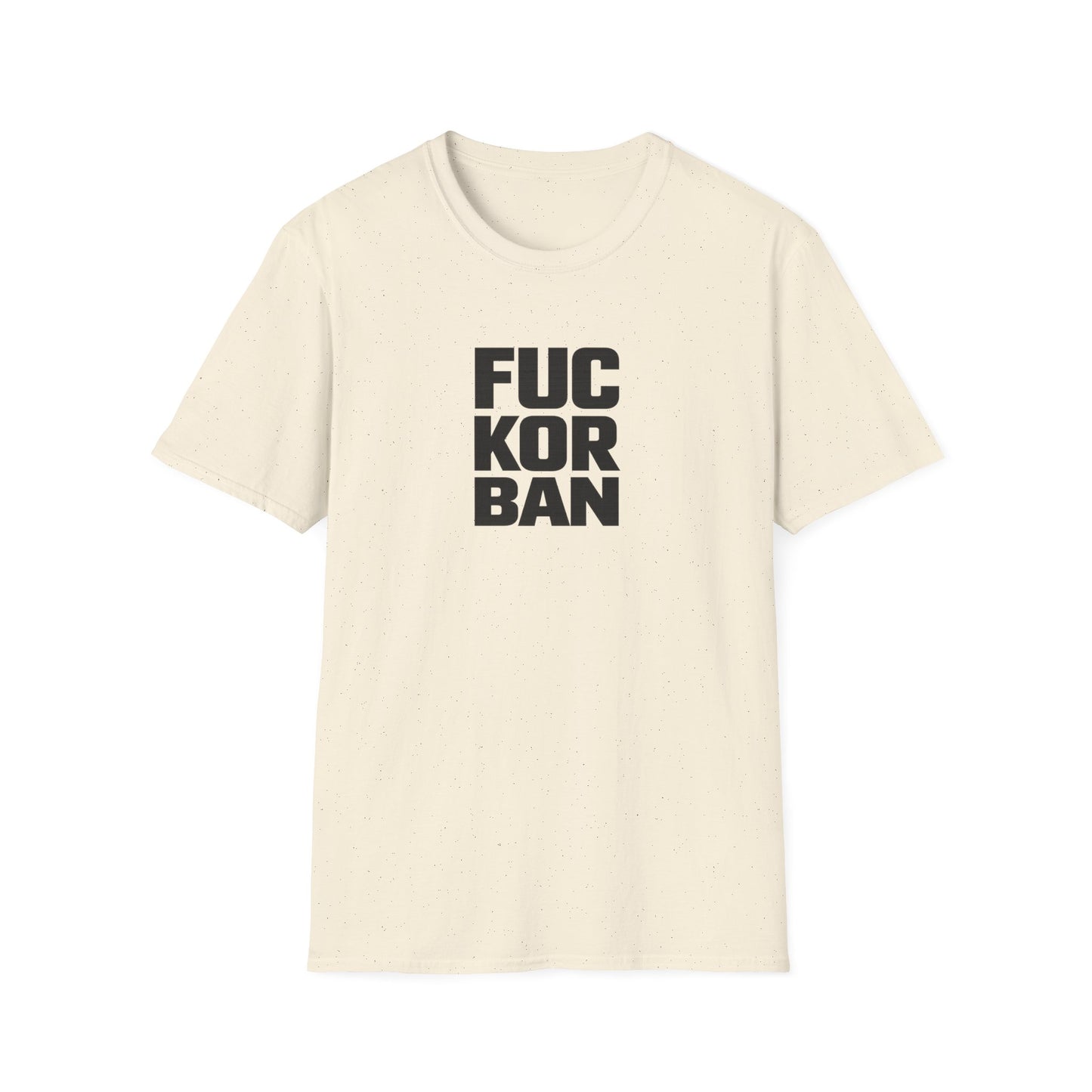 Unisex tričko FUCK ORBAN — tričko v barvě Black