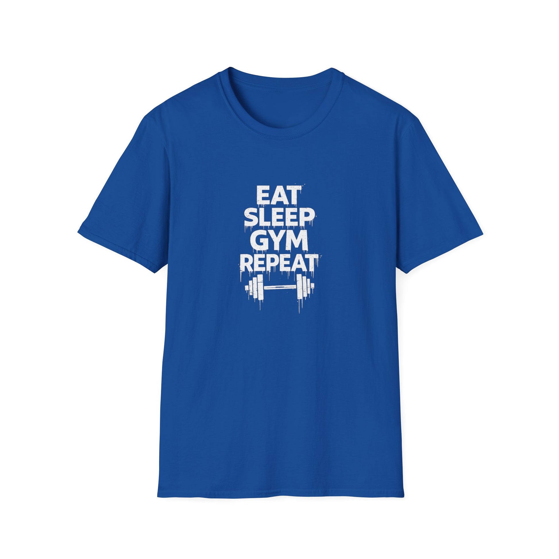 Eat sleep gym — tričko v barvě Dark Heather