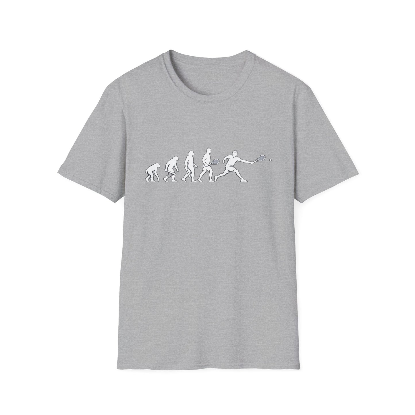 Evoluce tenisty — tričko v barvě Sport Grey