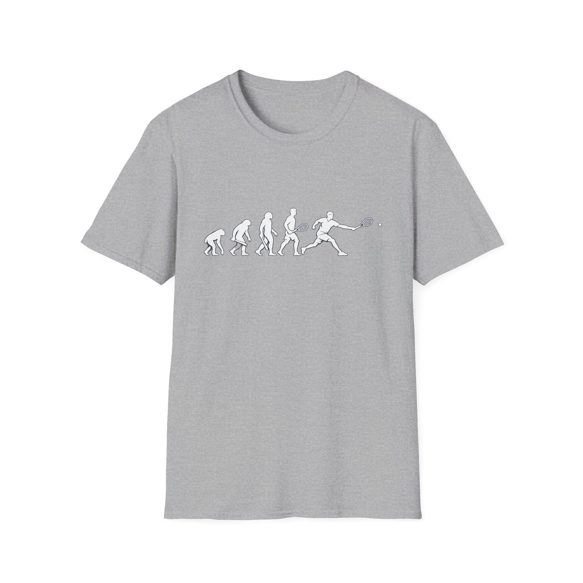 Evoluce tenisty — tričko v barvě Sport Grey