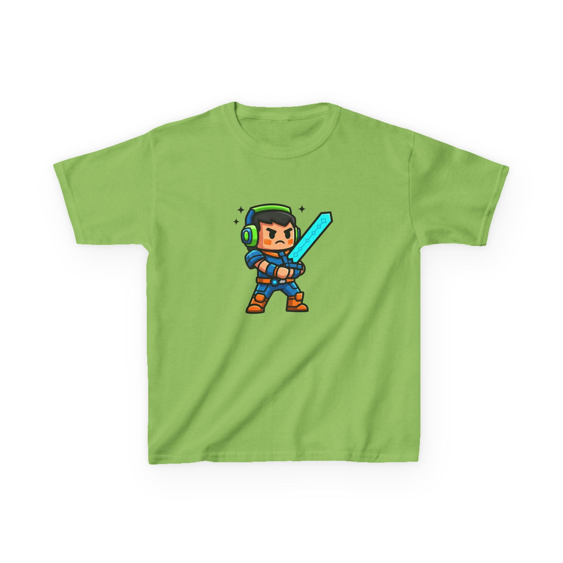 Minecraft fighter — dětské tričko v barvě S