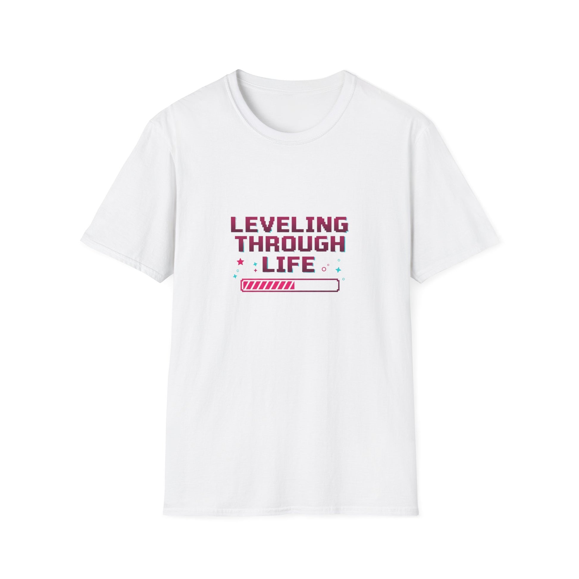 Leveling through life — tričko v barvě Sport Grey