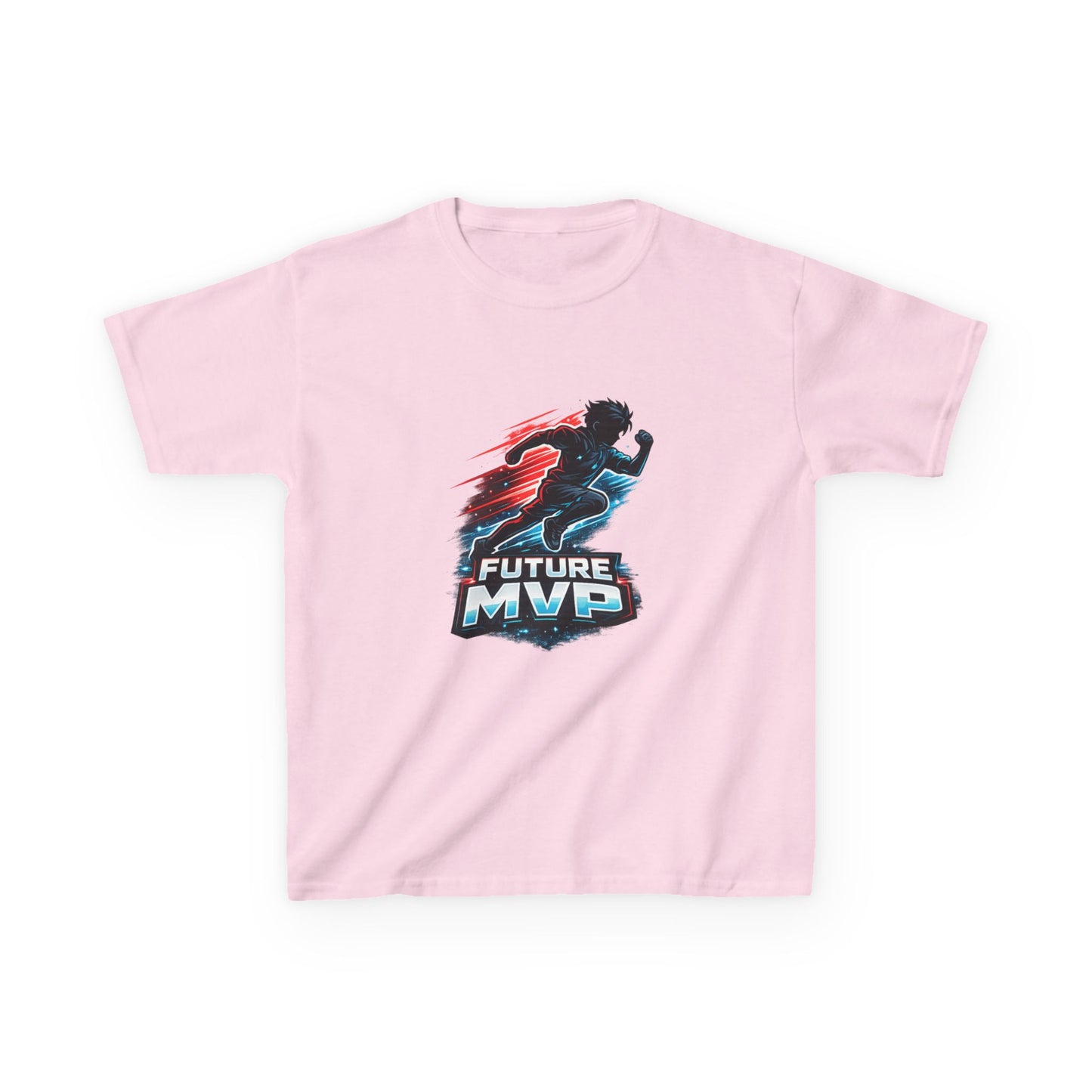Dětské růžové tričko s běžcem a motivem Future MVP