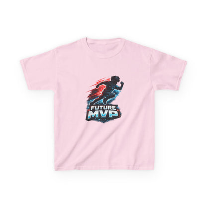 Dětské růžové tričko s běžcem a motivem Future MVP