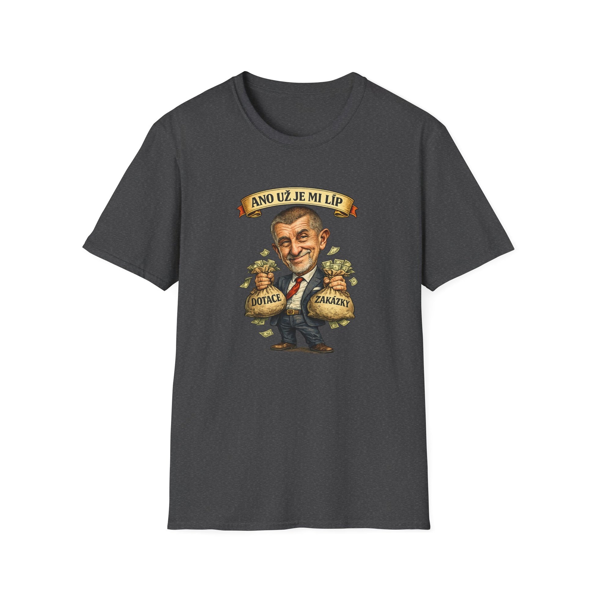 Už je mi líp — tričko v barvě Dark Heather